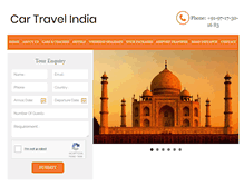 Tablet Screenshot of cartravelindia.com